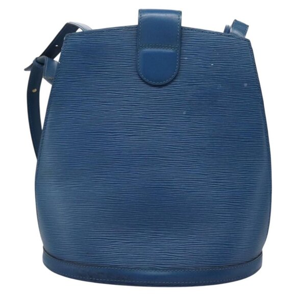 LOUIS VUITTON Epi Cluny Shoulder Bag Blue M52255 LV Auth ep8716 - Picture 3 of 16